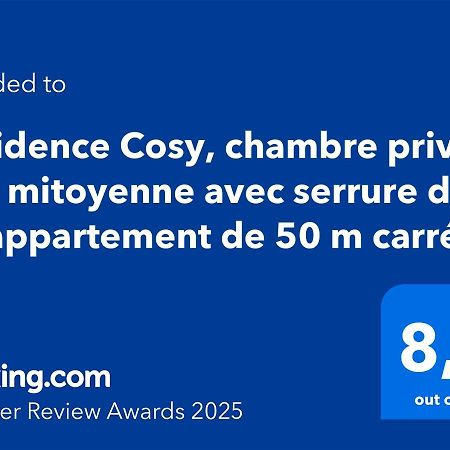 Residence Cosy, Chambre Privee Non Mitoyenne Avec Serrure Dans Un Appartement De 50 M Carres Bois-Colombes Екстериор снимка