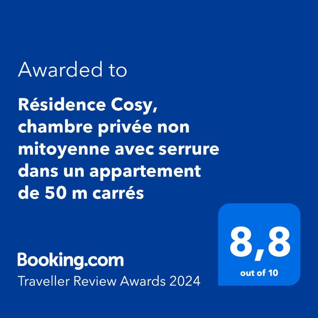 Residence Cosy, Chambre Privee Non Mitoyenne Avec Serrure Dans Un Appartement De 50 M Carres Bois-Colombes Стая снимка