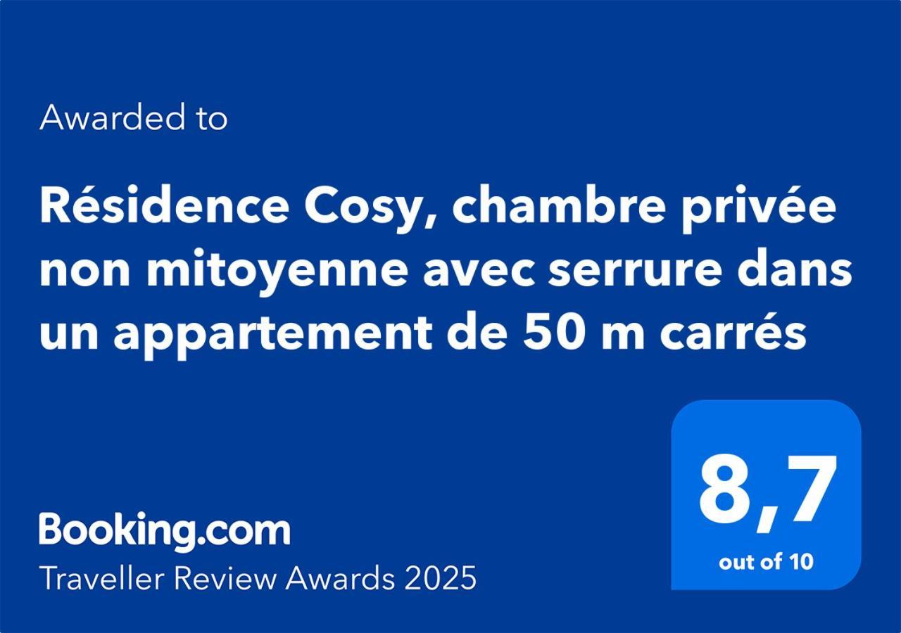 Residence Cosy, Chambre Privee Non Mitoyenne Avec Serrure Dans Un Appartement De 50 M Carres Bois-Colombes Екстериор снимка